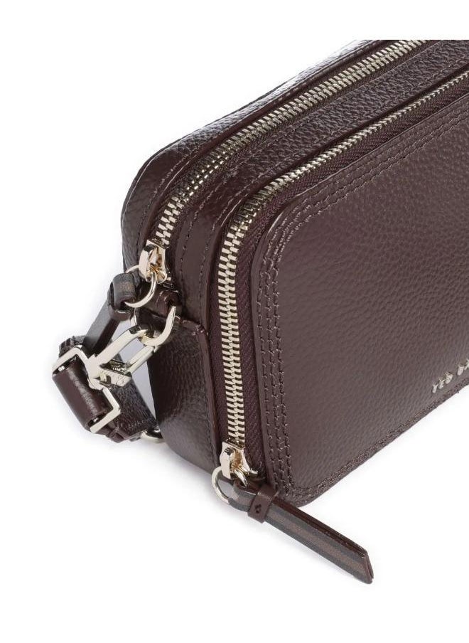 WILLSA Mini Webbing Leather Crossbody Bag