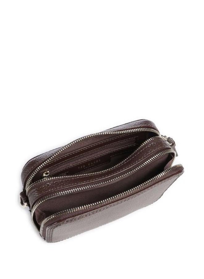 WILLSA Mini Webbing Leather Crossbody Bag