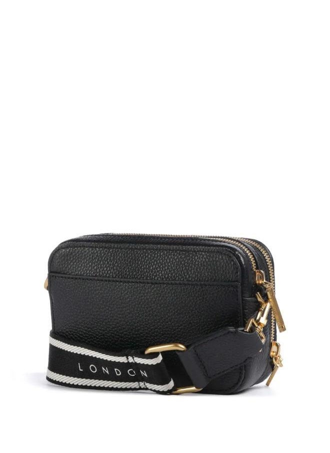 BARIA Mini Webbing Faux Raffia Camera Bag