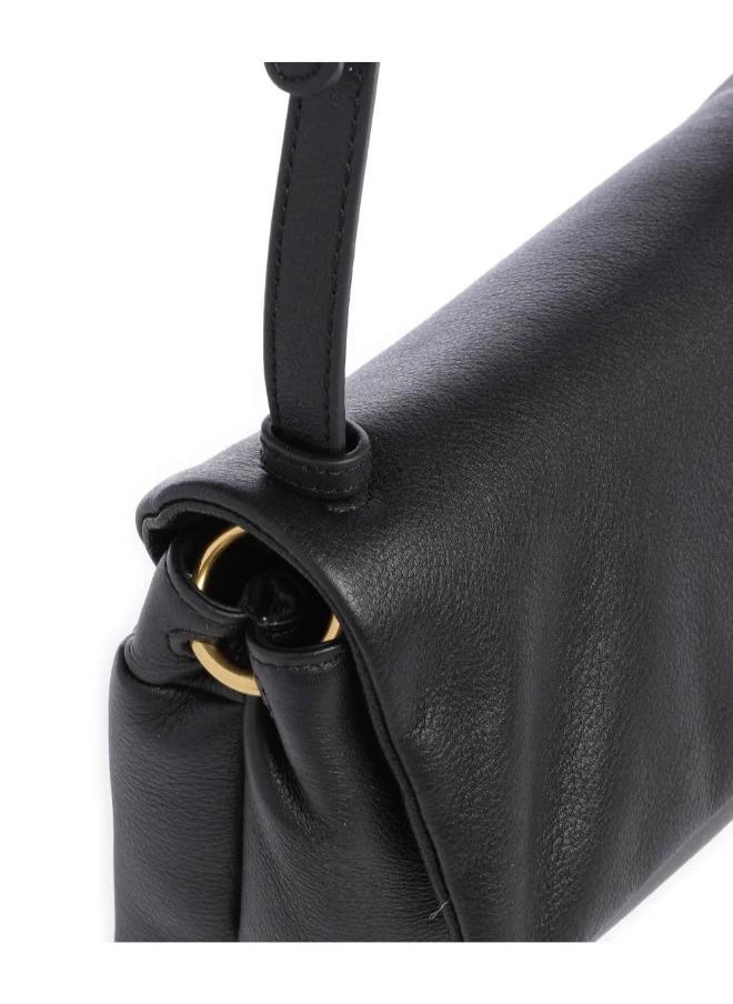 MARRISA Padded Leather Crossbody Bag