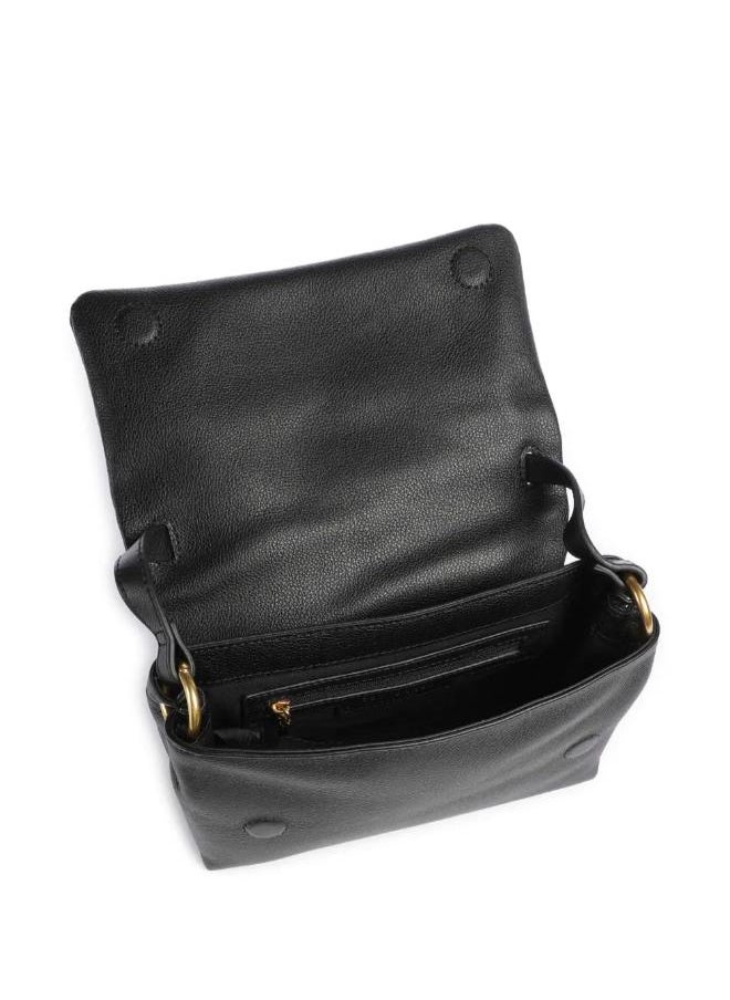 MARRISA Padded Leather Crossbody Bag