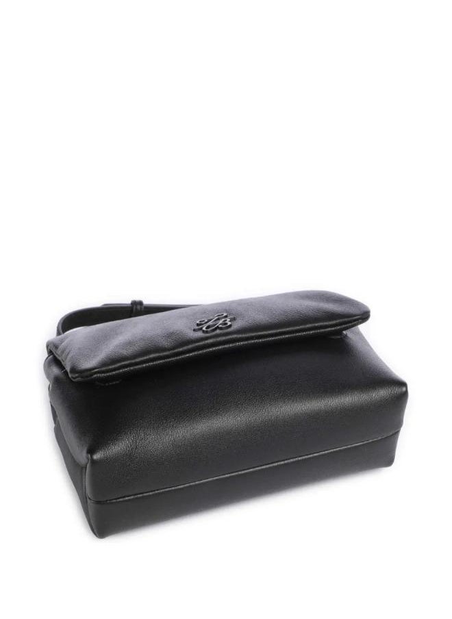 MARRISA Padded Leather Crossbody Bag