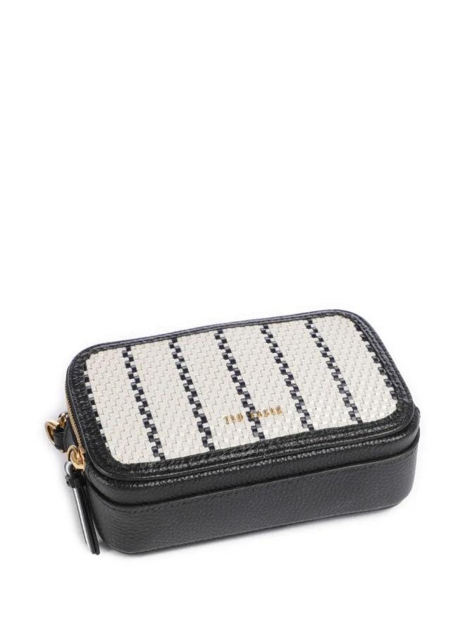 RIVIR Woven Cross Body Bag