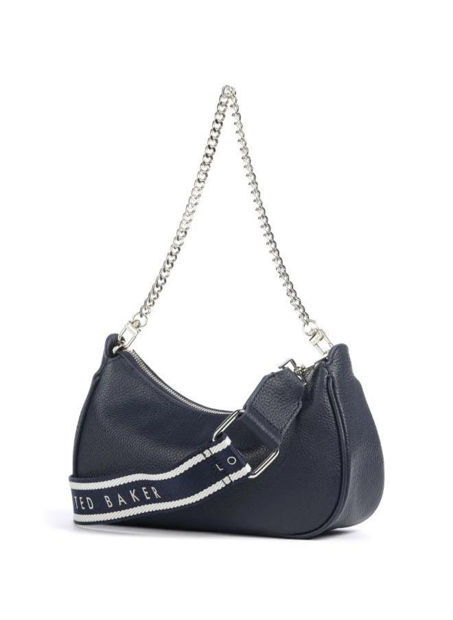 ESSIY Webbing Leather Crossbody Bag