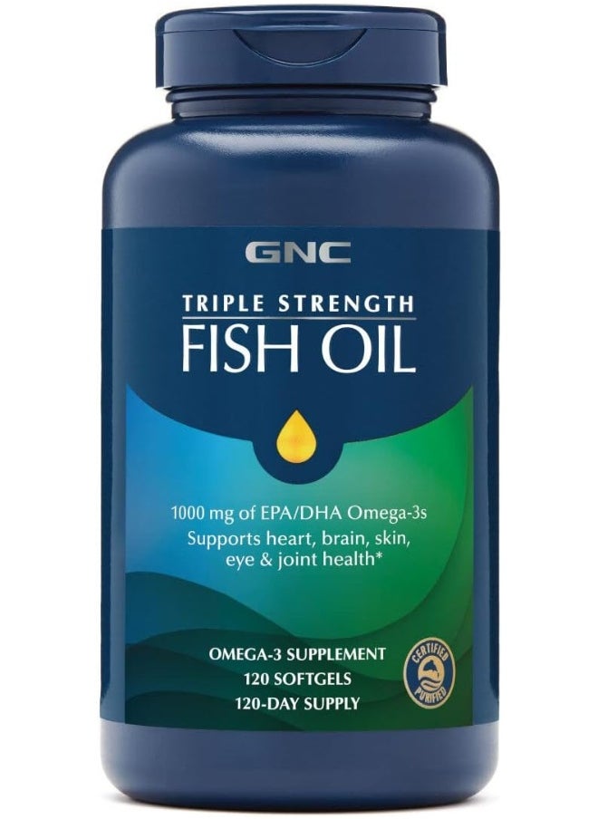 Triple Strength Fish Oil Supplement