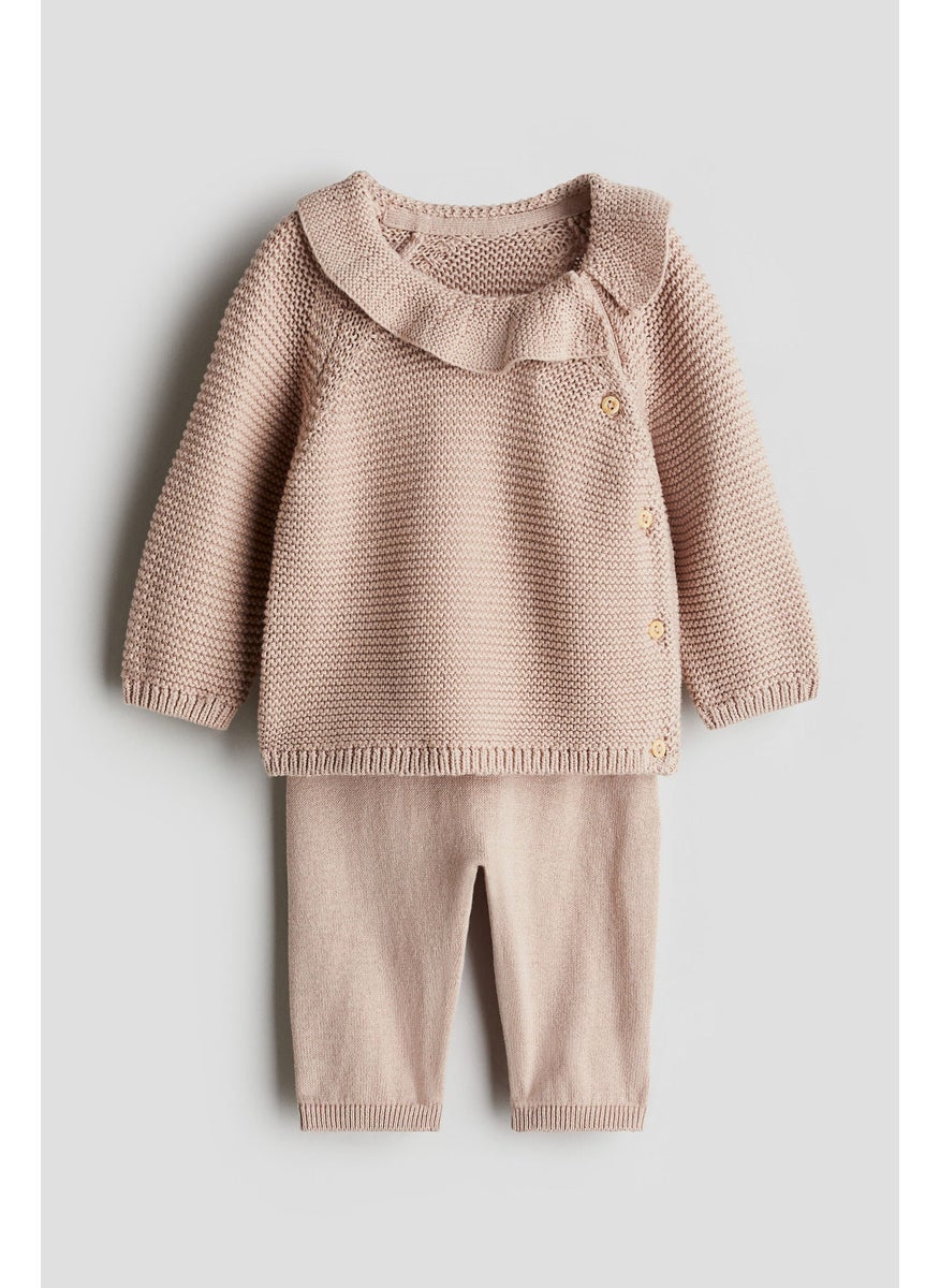 2-Piece Knitted Cotton Set