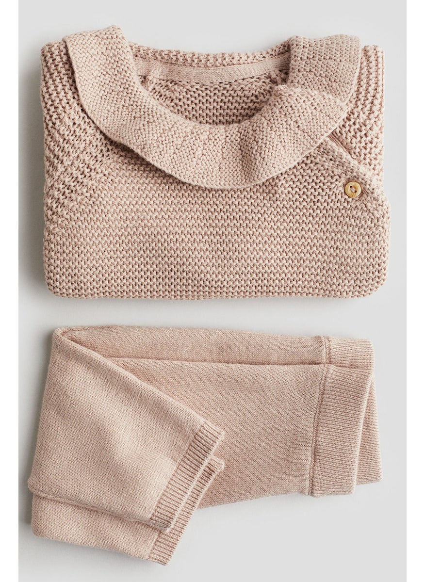 2-Piece Knitted Cotton Set
