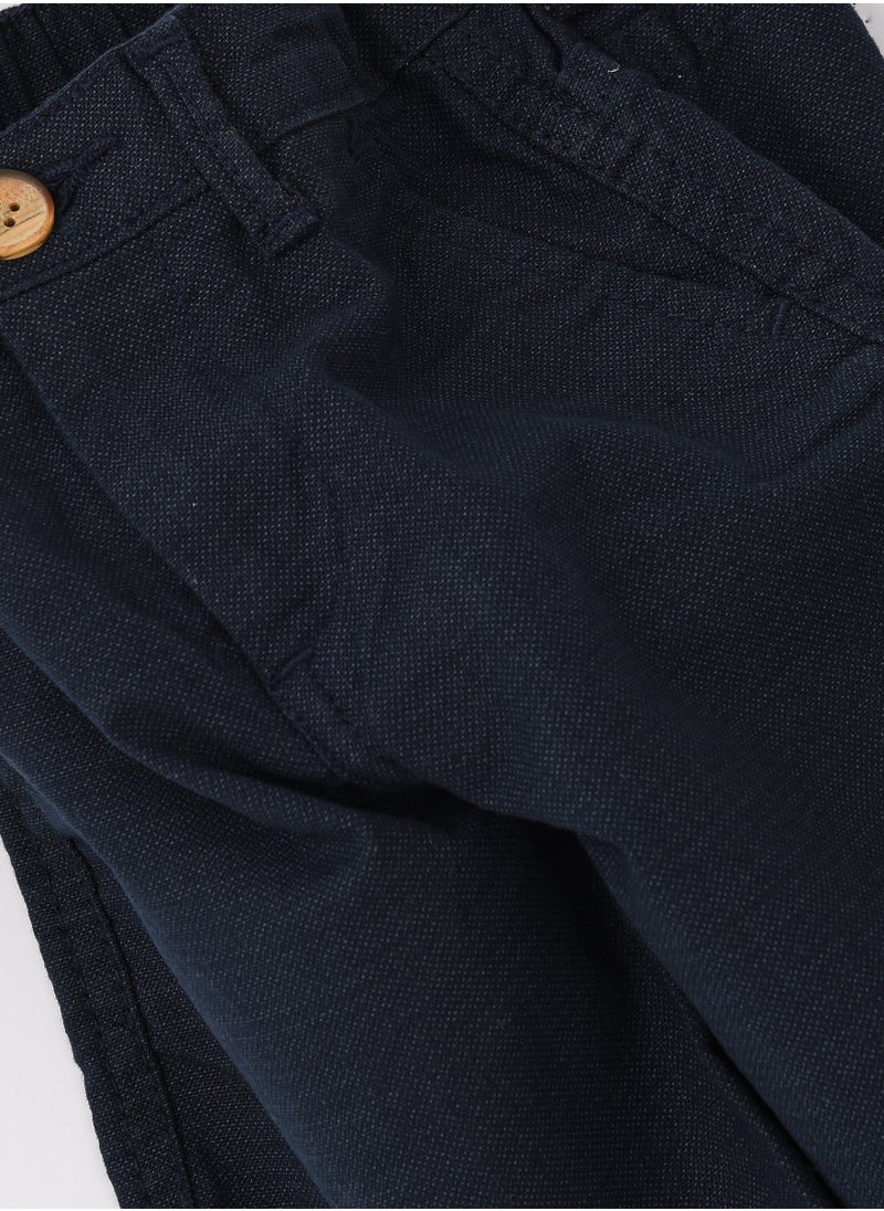 Boys Woven Cotton Formal Shorts