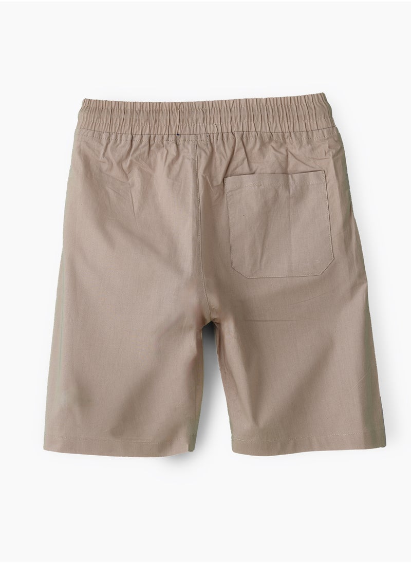 Boys Woven Cotton Shorts