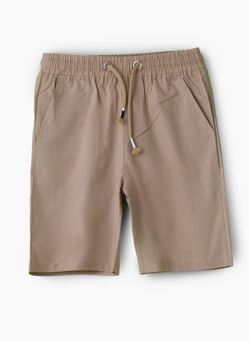 Boys Woven Cotton Shorts