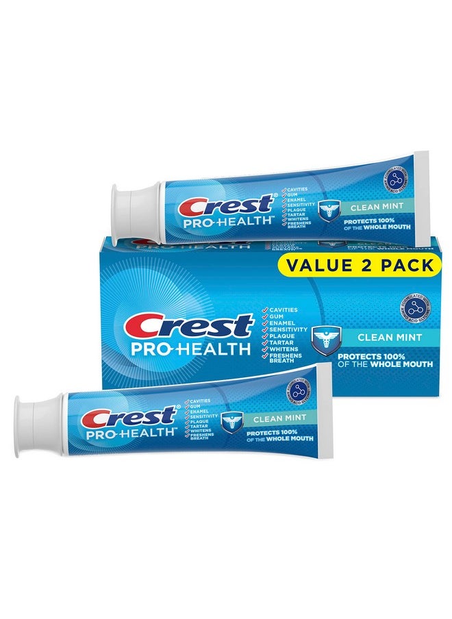 Crest Pro-Health Clean Mint Toothpaste (4.3oz) Twin Pack