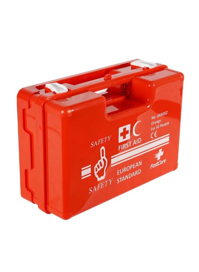 ABS FIRST AID BOX FOR 100 PEOPLE EUROPEAN STANDARD