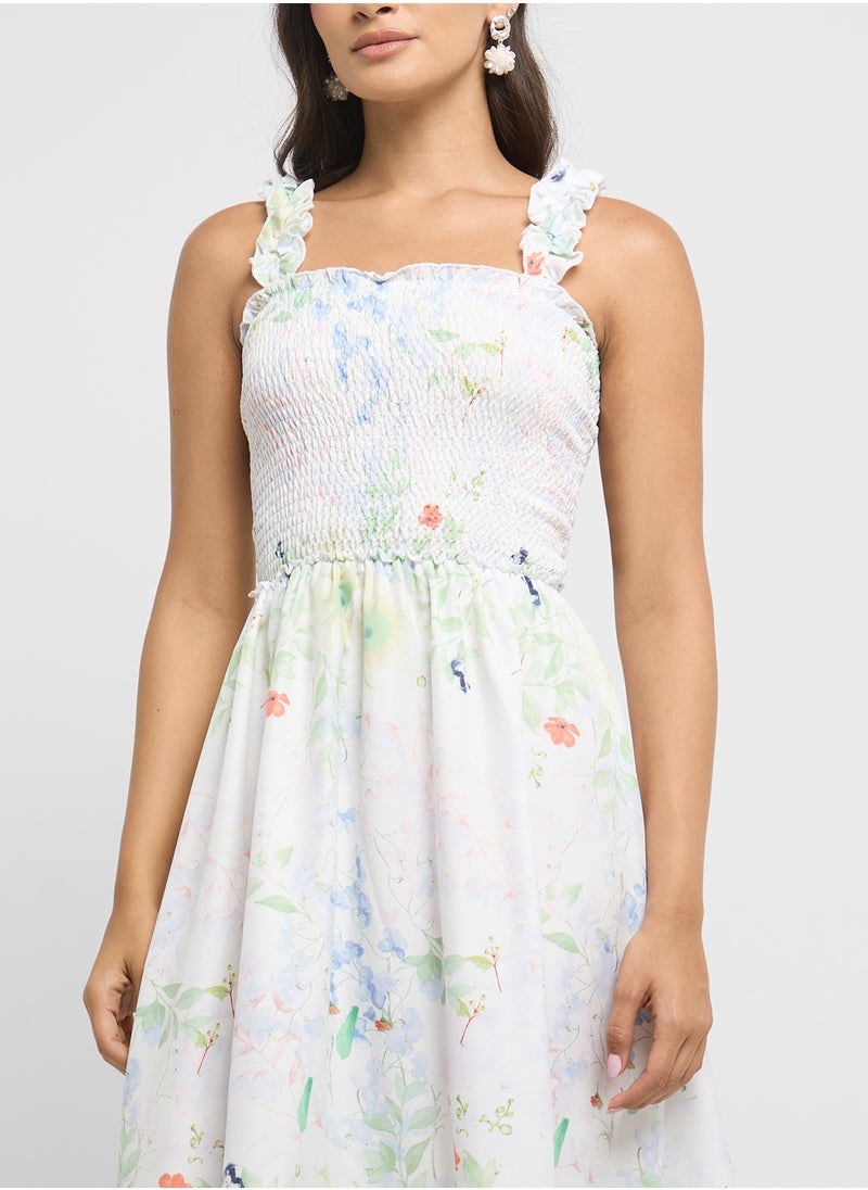 Floral Print Dress