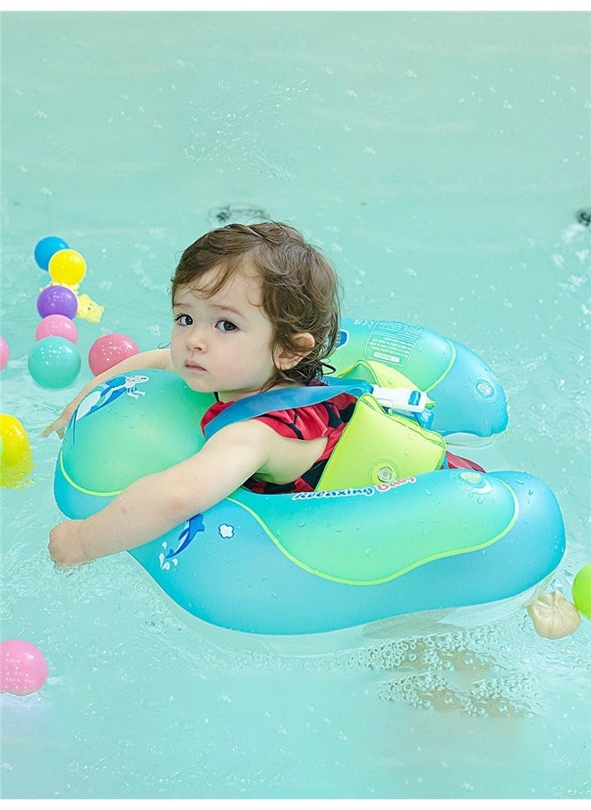 Baby Inflatable Swimming Float，Swimming Ring with Adjustable Seat Pocket,Baby Swimming Pool Floats,Removable Floating Ball,New Upgrade Baby Swim Ring for Ages 12-36 Months Infant Toddler
