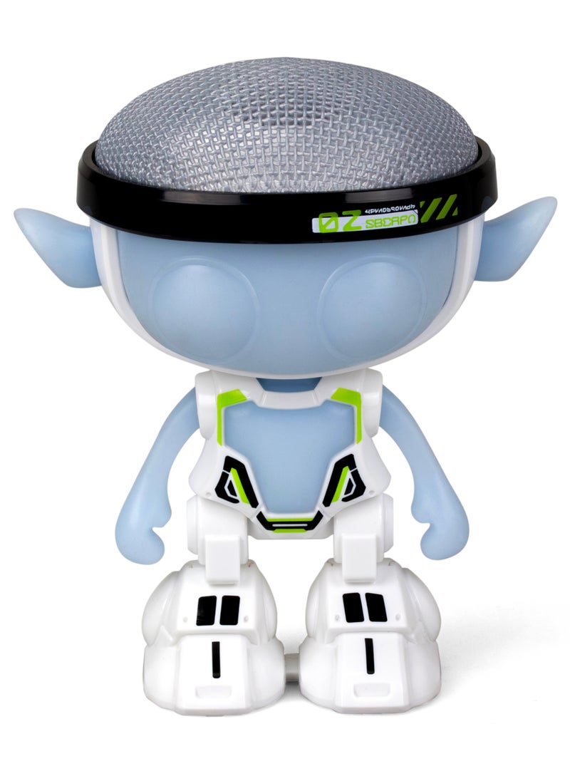 Silverlit Talkimon Talking Robot Toy with LED Glowing Face, Soft Ears and Flexible Arms, Fun Playback Function, 5 Sound Effects, Interactive Voice Distortion, Ideal for Kids Ages 5 and Up