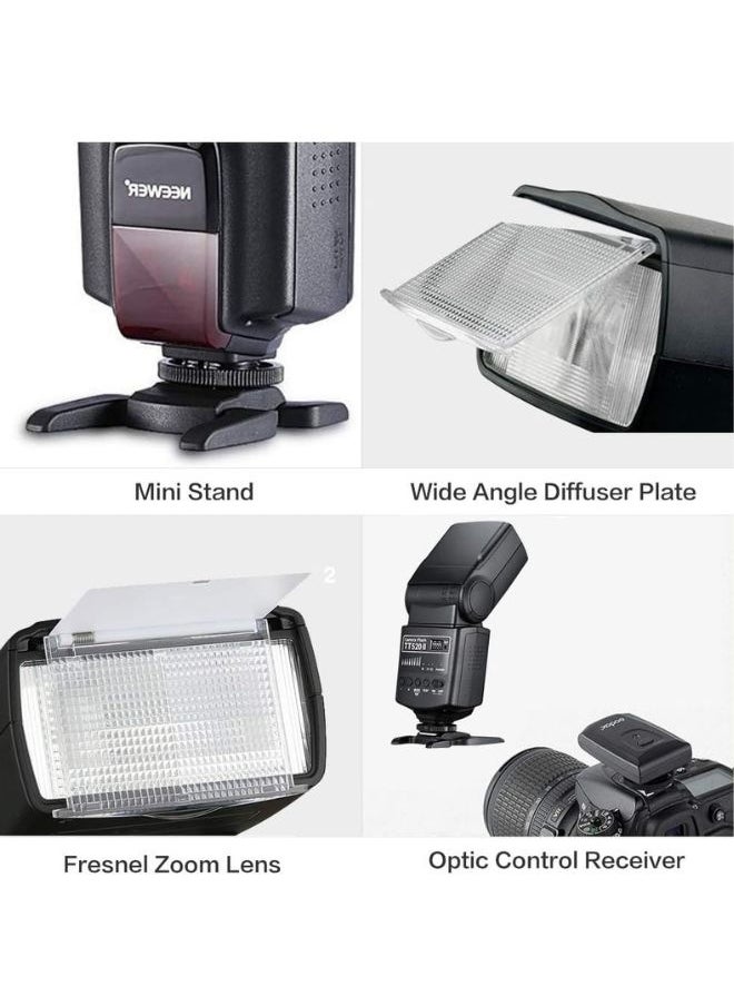 Godox TT520II Universal Camera Flash Speedlite + Wireless Trigger | GN33, 5600K, Fast Recycle | Compatible with Canon, Nikon, Sony & All DSLR Cameras | Professional Godox Flash for Photography & Studio Use