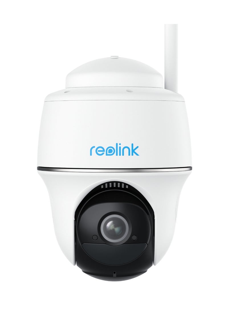 2K+ Security Camera Wireless Outdoor, Pan Tilt Solar Powered, 5MP Color Night Vision, 2.4/5GHz WiFi, Siren, Waterproof, Argus PT