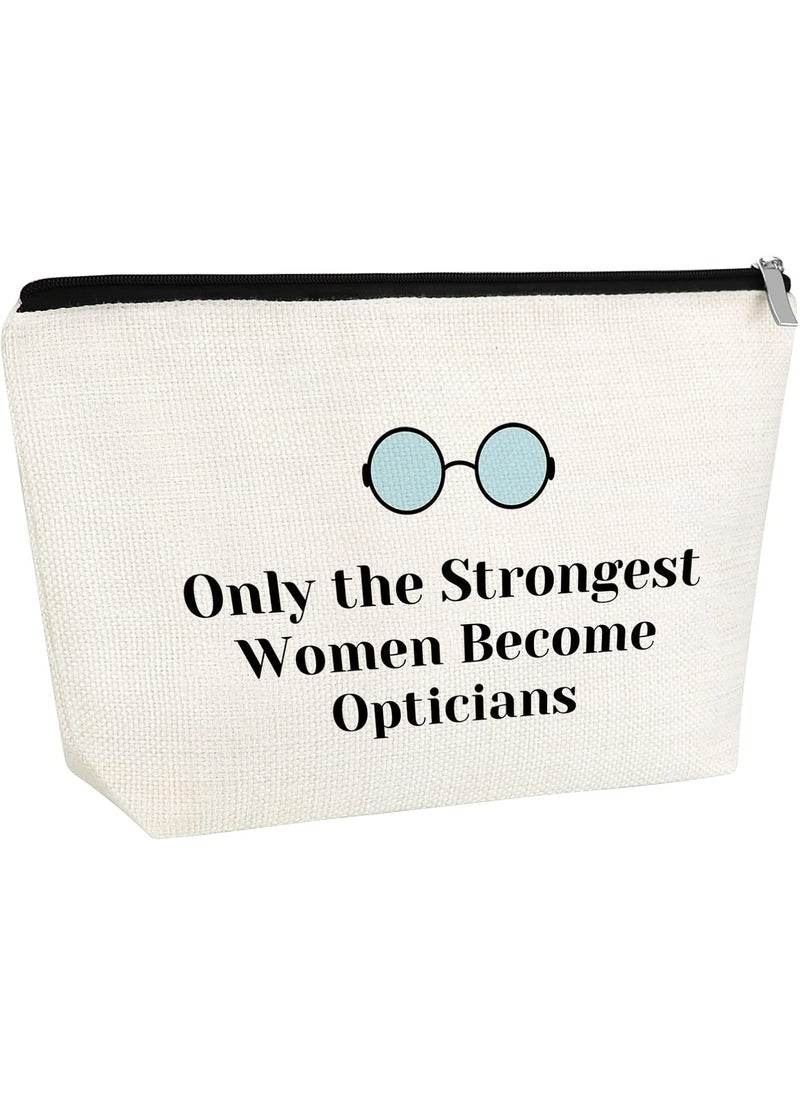 Thank You Gift for Optometrist Opticians Makeup Bag Gift for Eye Doctor Female Optometrist Graduation Thanksgiving Christmas Labor Day Gifts for Eye Doctor Ophthalmologist Assistant Travel Pouch