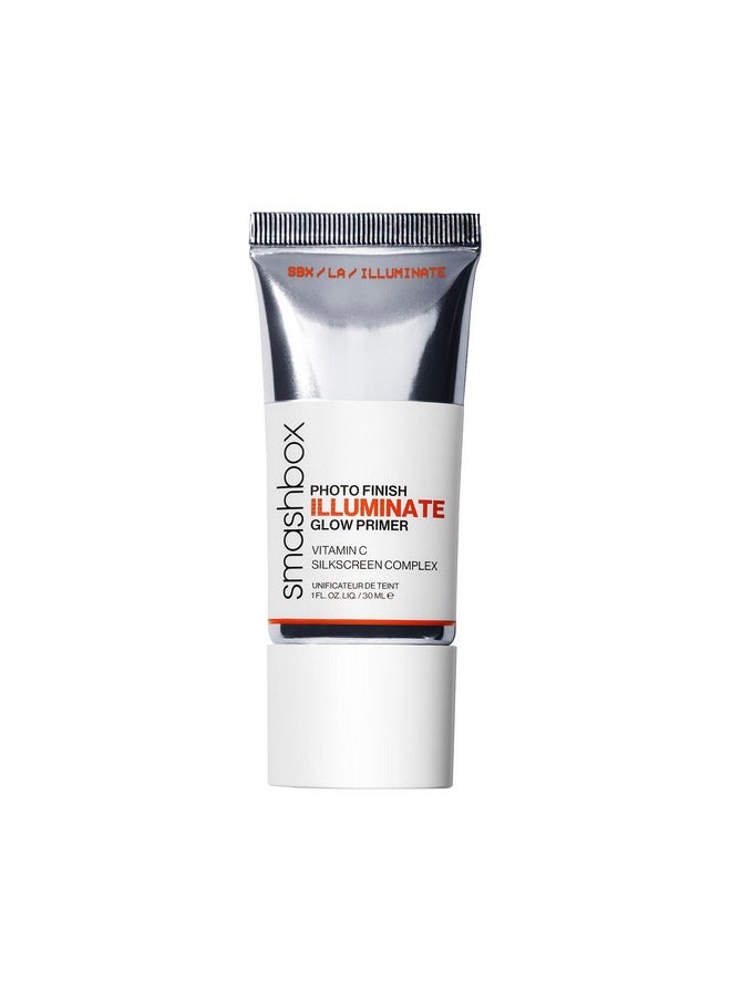 Smashbox Photo Finish Illuminate Glow Makeup Primer | Luminous, Long Lasting, Hydrating, Vegan + Cruelty Free, 1 Fl Oz