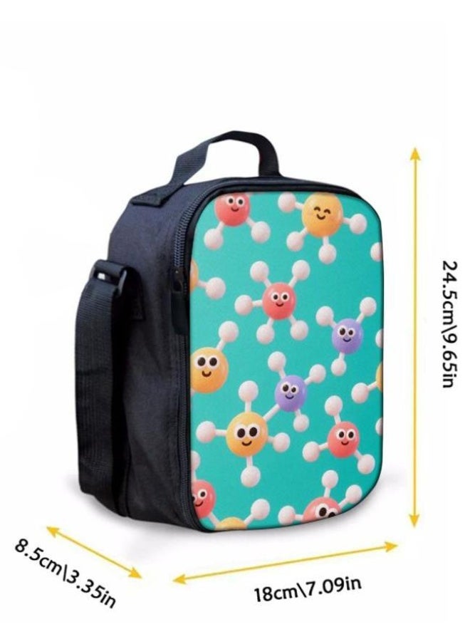 Cute cartoon print, three-piece practical bag combination (available for students, children, friends on outings, mountain climbing, etc.) - 250