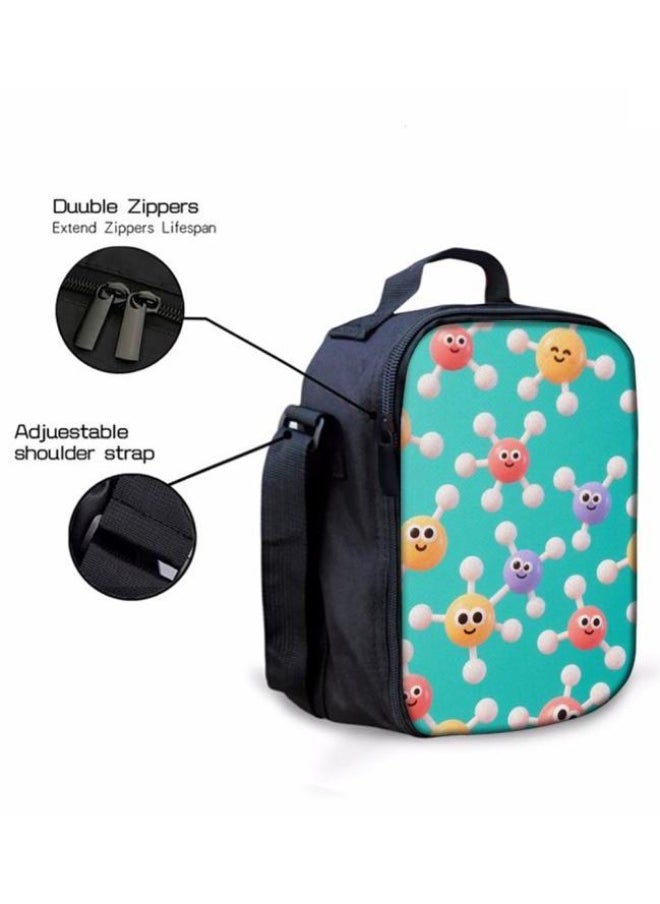 Cute cartoon print, three-piece practical bag combination (available for students, children, friends on outings, mountain climbing, etc.) - 250