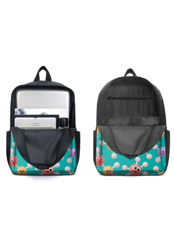Cute cartoon print, three-piece practical bag combination (available for students, children, friends on outings, mountain climbing, etc.) - 250