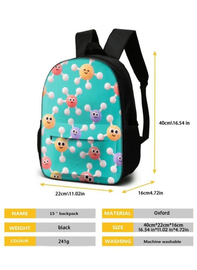 Cute cartoon print, three-piece practical bag combination (available for students, children, friends on outings, mountain climbing, etc.) - 250