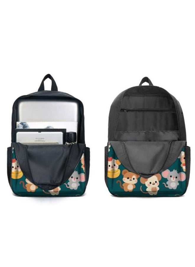 [Super new special offer] Cartoon theme bag three-piece set | double-shoulder + hand-held + storage pen bag | gift self-use good-looking - 610