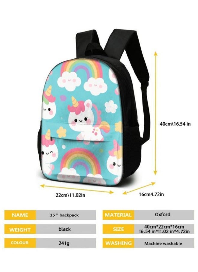 [Super new special offer] Cartoon theme bag three-piece set | double-shoulder + hand-held + storage pen bag | gift self-use good-looking - 596