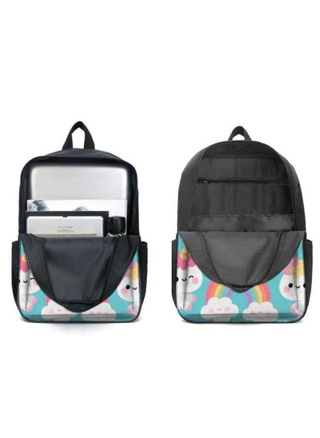 [Super new special offer] Cartoon theme bag three-piece set | double-shoulder + hand-held + storage pen bag | gift self-use good-looking - 596