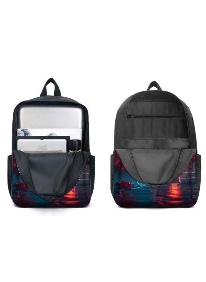 The latest universal cartoon new three-piece schoolbag (for students, teenagers, children) - 59