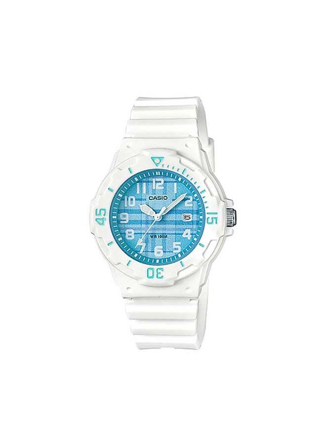 Analog Resin Wrist Watch LRW-200H-2CDF - 39mm - White