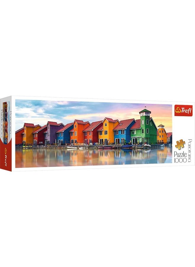 Trefl Panorama Groningen, Netherlands 1000 Piece Jigsaw Puzzle Red 27