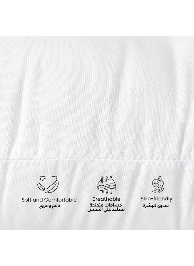 Bedding Throw Pillows Insert Cushion Filler Outer Cover Hd Microfiber Filling 275 Grams Ultra Soft Fiber Size 30X30Cm , 12X12Inch Cushion Inserts Home Decor White (Pack Of 2)