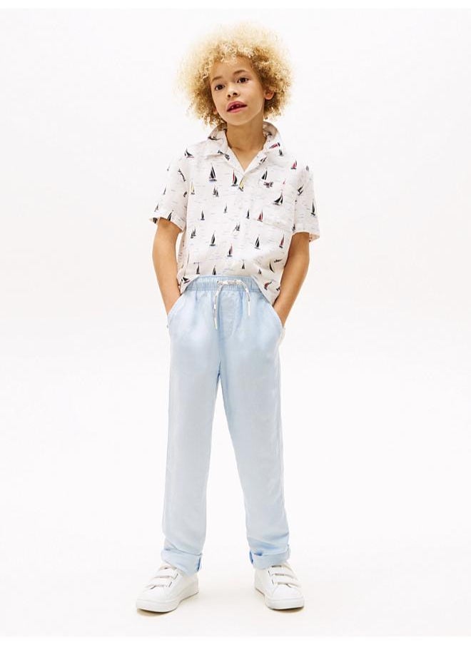 LINEN VISCOSE PANT