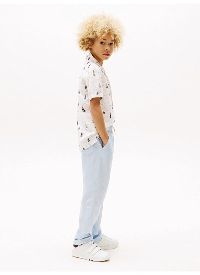 LINEN VISCOSE PANT