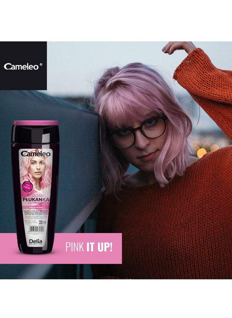 Pink Hair Toner with Rose Water NO Yellow Shades Tones Semi Permanent Hair Dye Blonde Grey Hair Colour and Care Paraben Free 200ml