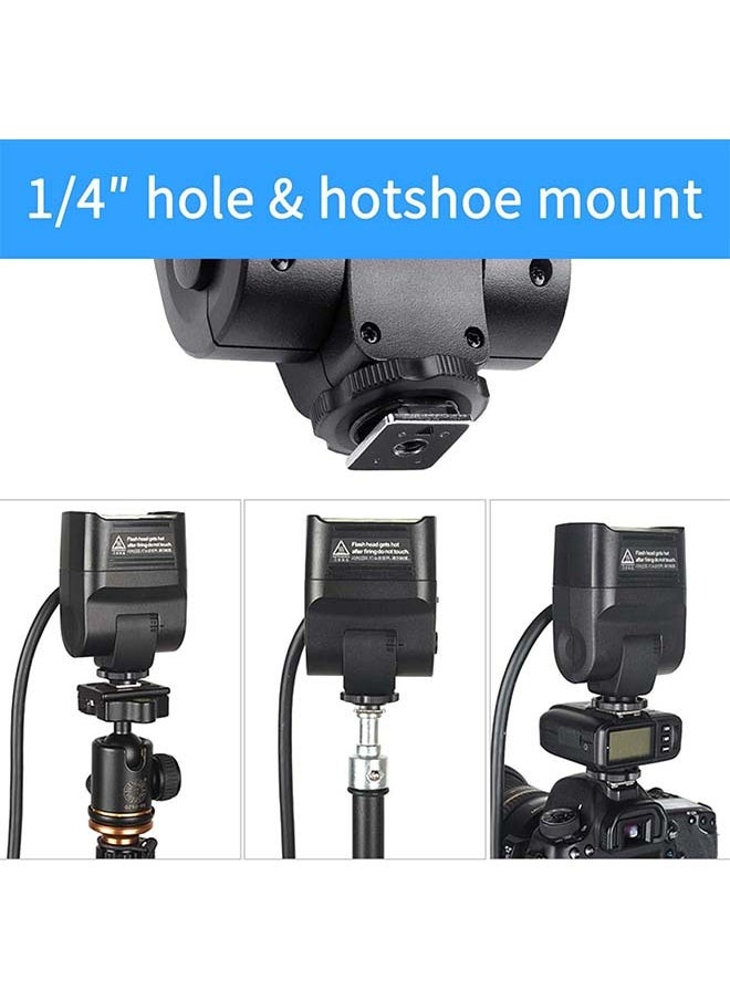 Godox EC200 Extension Flash Head 200W for Godox AD200/ AD200Pro Pocket Flash, 2M Extend Power Cable, Works with AD200/ AD200Pro Bare Bulbs Head and Speedlite Head