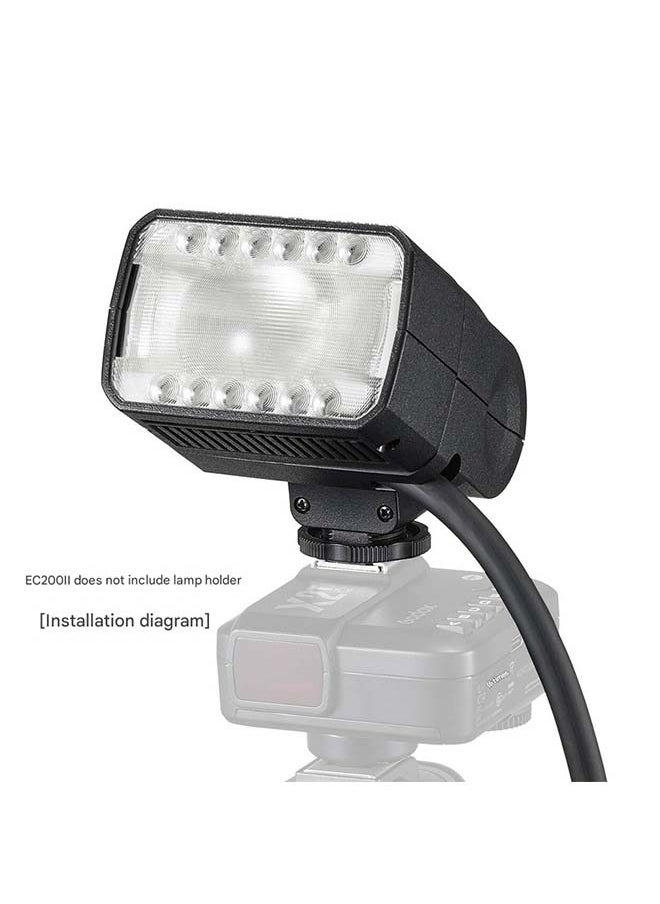 Godox EC200 II Extension Flash Head with 2 Meter Cord for Godox AD200 Pro II AD200Pro II AD200ProII Speedlite