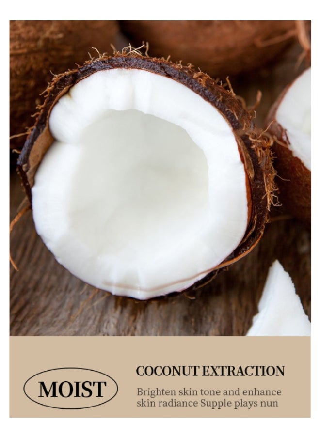 2-PACKS Coconut Oil Hand Cream,Nourishing Whitening Moisturizing Skin Care Cream, Fast Absorbing Anti Ageing Hand Cream 60g*2