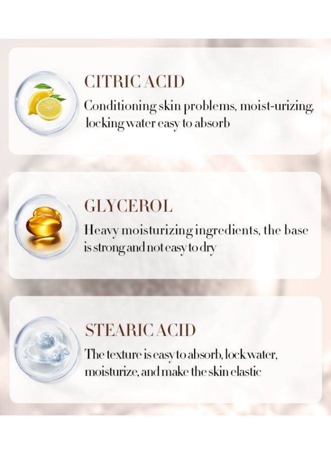 Coconut Oil Body Butter，Softens Dead Skin Cells,Improves Skin, Moisturizes, And Provides Antioxidant Body Butter 200g