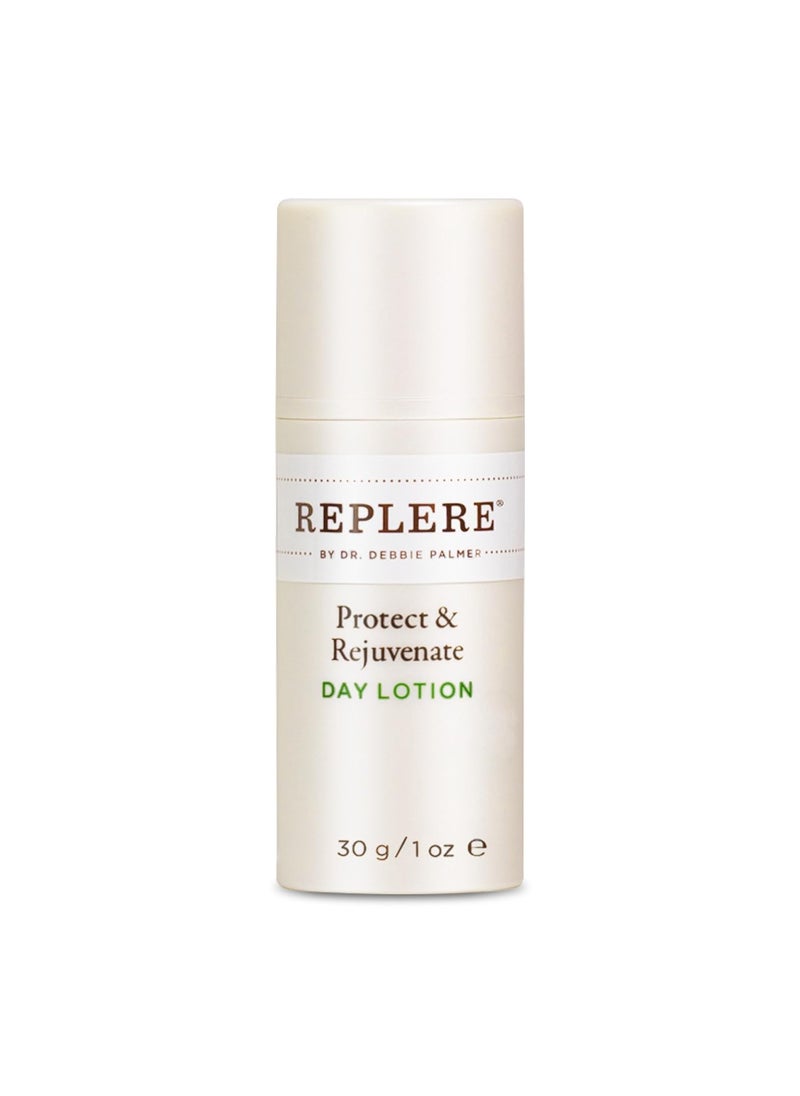 Protect & Rejuvenate Day Lotion - All Natural Face Moisturizer w/Hyaluronic Acid, Coffea Arabica & Aloe