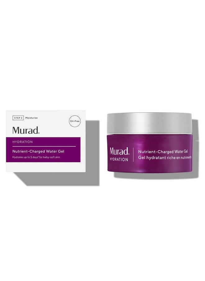 Murad Nutrient-Charged Water Gel - Hydration Face Moisturizer - Lightweight Hydration Gel Moisturizer with Minerals, Vitamins and Peptides Backed by Science, 1.7 Fl Oz