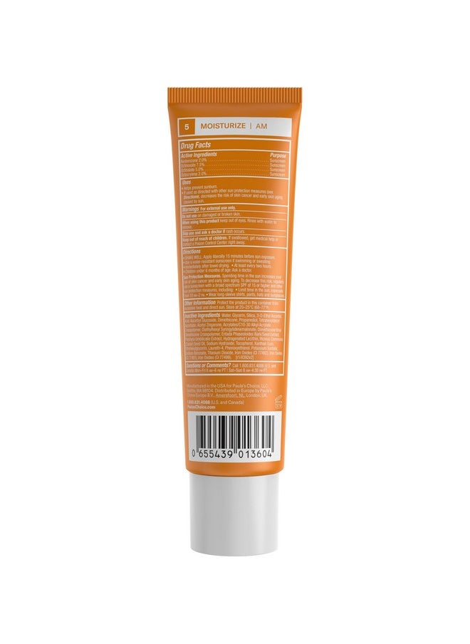 Paula’s Choice 5% Vitamin C Sheer Moisturizer SPF 50, Lightweight Invisible Broad-Spectrum Sunscreen, Brightens Dullness, Prevents Dark Spots, For All Skin Types Including Blemish-Prone, 2 Fl Oz.
