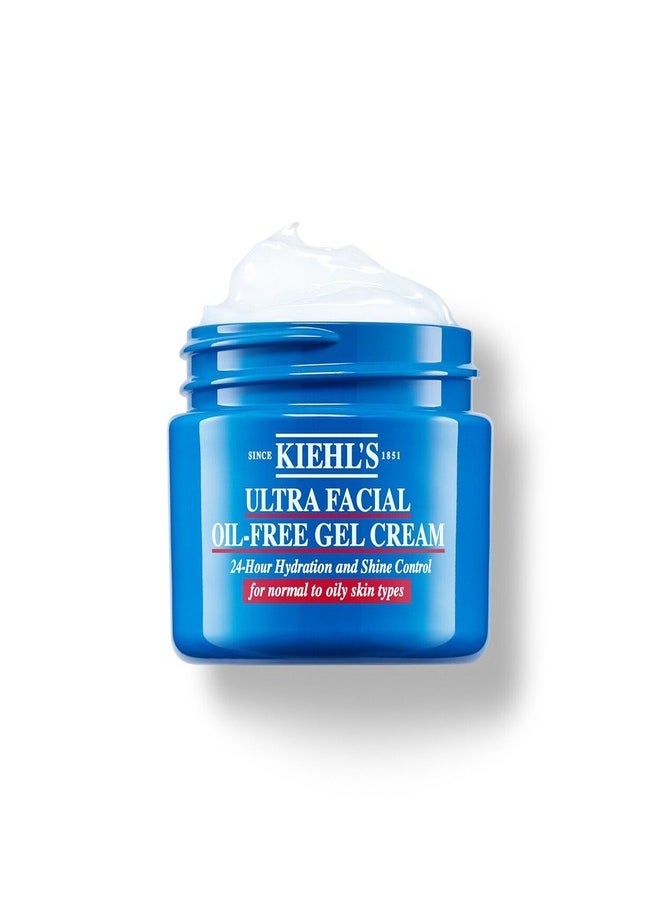 Kiehl’s Ultra Facial Oil-Free Gel Cream – Lightweight Hydrating Gel Moisturizer for Oily & Combination Skin – Shine-Free, Fast-Absorbing Formula – 50ml
