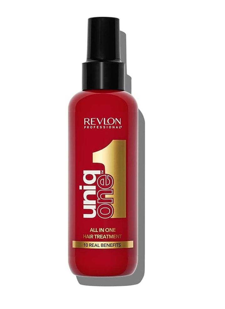 Uniqone Hair Treatment Moisturizing Leave in Hair Treatment Repair for Damaged Hair Hair Treatment Classic Fragrance 150 ml
