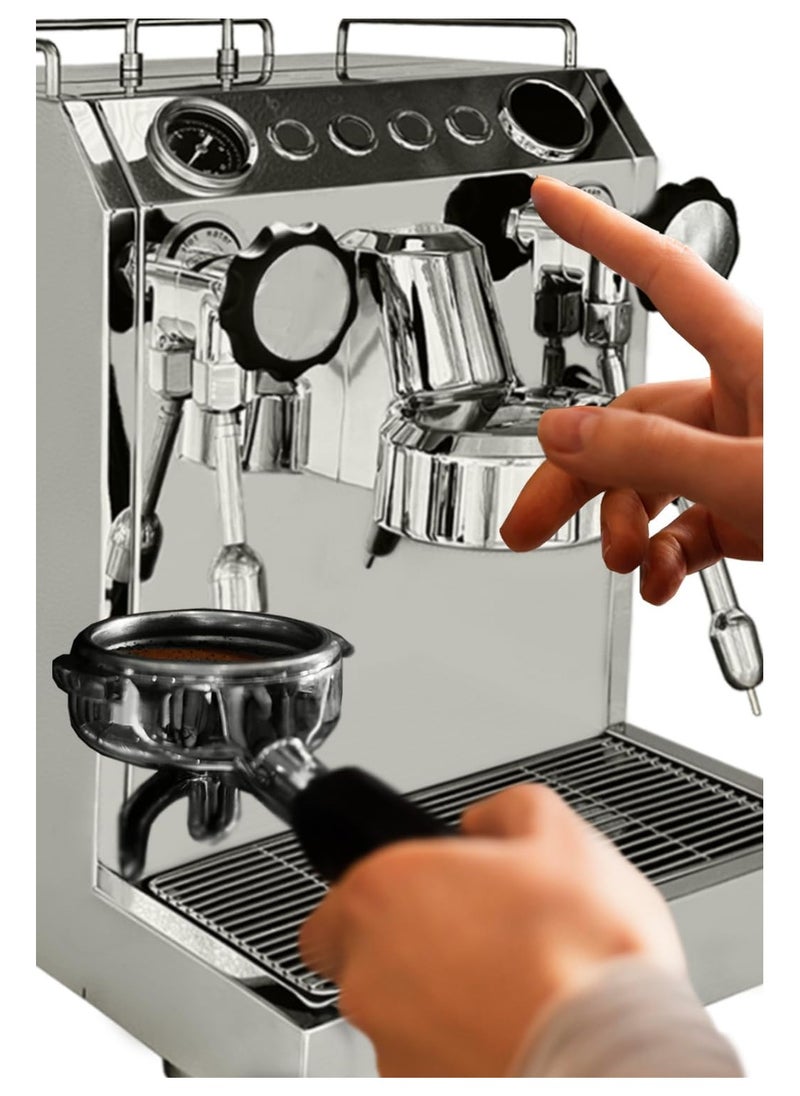 Commercial Dual Boiler Coffee Machine, 2.5L Capacity, 15 Bar Pressure, Stainless Steel (ME-CCM2055)(2700W)