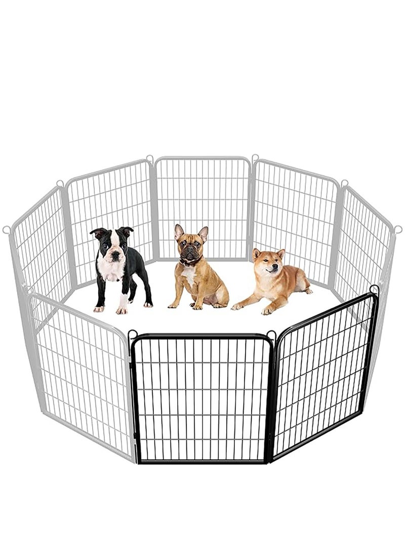 Egardenkart Heavy Duty Extra Wide Dog Playpen, Outdoor Pet Fence for Medium/Small Animals Foldable Puppy