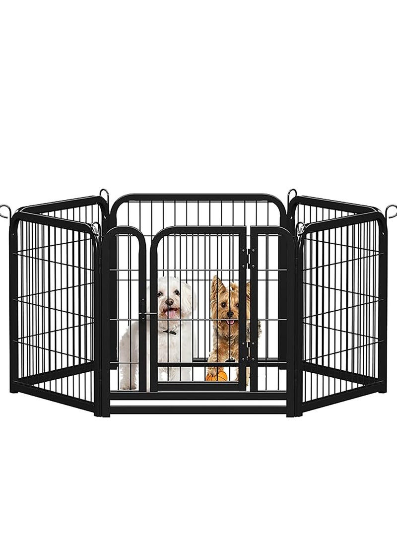 Egardenkart Heavy Duty Extra Wide Dog Playpen, Outdoor Pet Fence for Medium/Small Animals Foldable Puppy