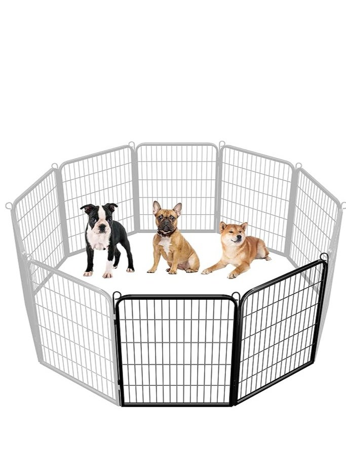 Egardenkart Heavy Duty Extra Wide Dog Playpen, Outdoor Pet Fence for Medium/Small Animals Foldable Puppy